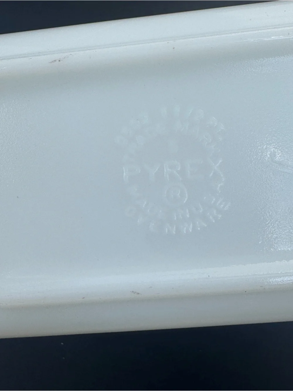Pyrex White Glass Refrigerator Dishes with Brown Kitchen Motifs